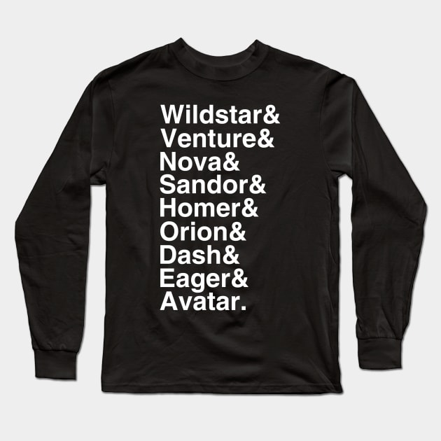 Star Force List Long Sleeve T-Shirt by GloopTrekker